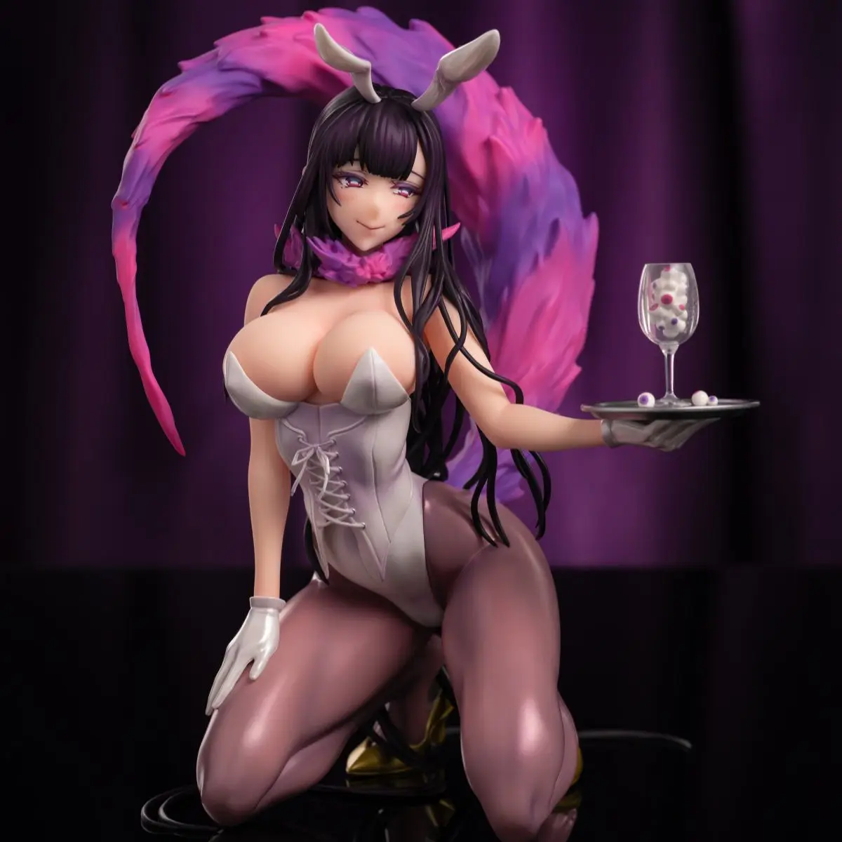 

215mm Ane Naru Mono Chiyo 1/6 Devil Sister Unnamable Bunny Sommelier Anime Figure Sexy Girl Model Toys Collection Doll Gift