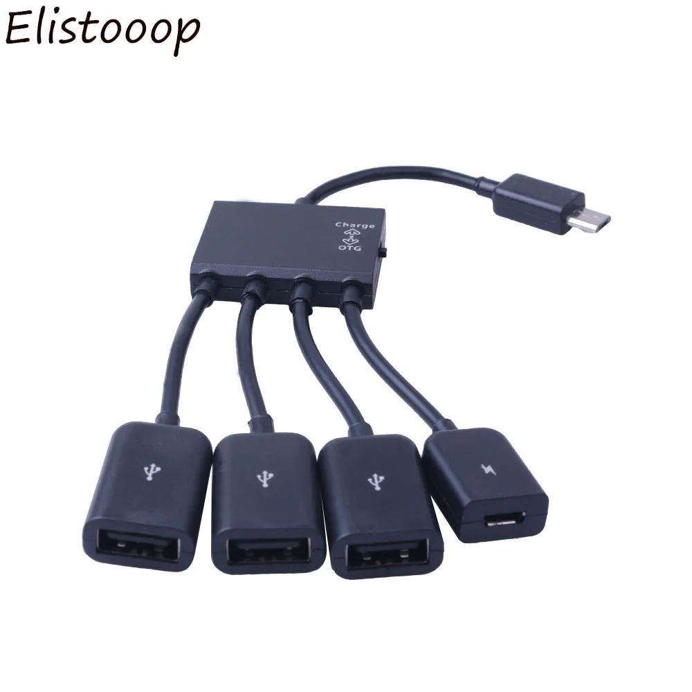 Высокое качество 4 Порты и разъёмы Micro USB кабель для Android Планшетный компьютер ПК