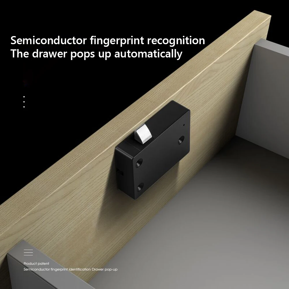 drawer intelligent anti theft electronic lock file cabinet keyless storage smart fingerprint for furniture drawer home office free global shipping