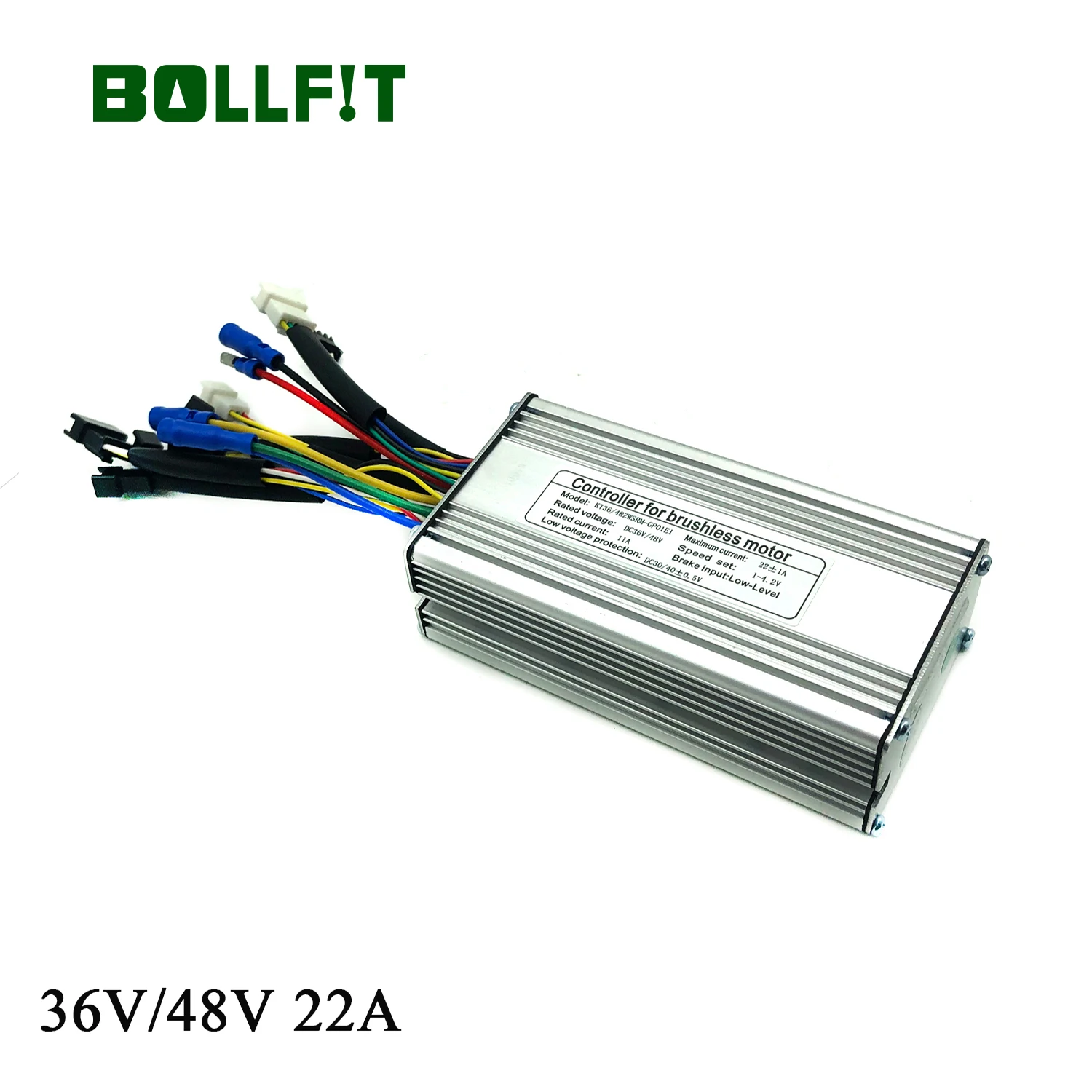 BOLLFIT контроллер электровелосипеда 36 В 48 22A 9 mosfets электровелосипед KT Kunteng 500 Вт
