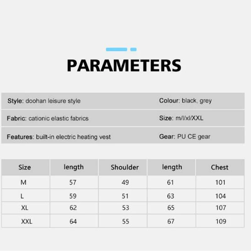 

Motorcycle Winter Electric Heating Jacket Autumn Men Heated Moto Coat Motorbike Motocross Racing Riding Jackets