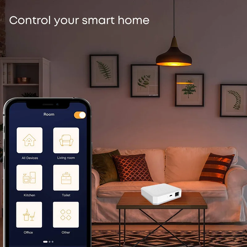 Смарт-шлюз Tuya проводной Zigbee Умный домашний пульт дистанционного управления