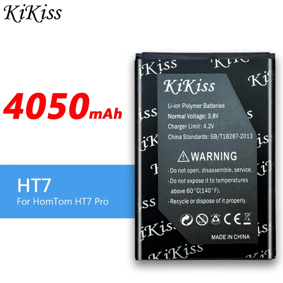Высокое качество Новые резервного копирования HT7 Батарея для Homtom Pro 3 8 V 4050 мАч