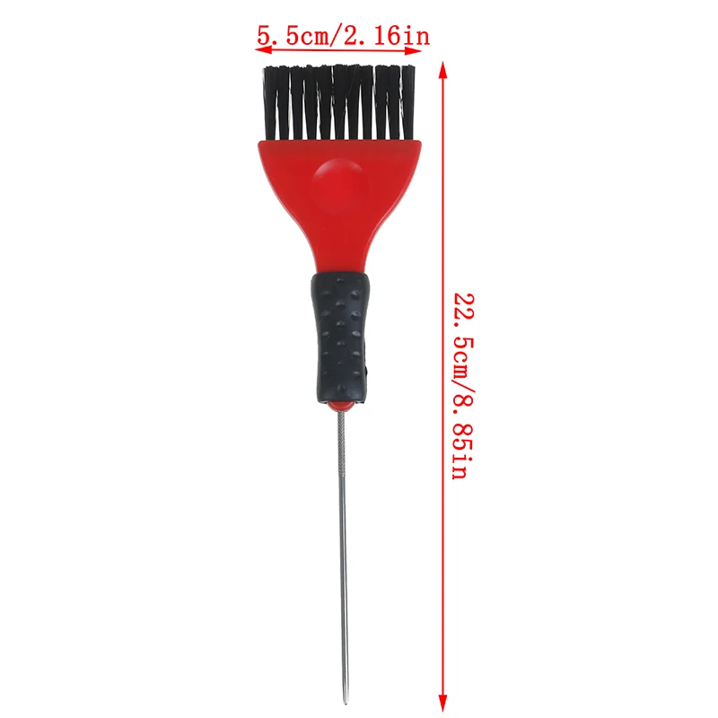 

1PC DIY Styling Tools Plastic Hair Dyeing Comb Salon Tinting Brush Barber Coloring Highlighting Brush