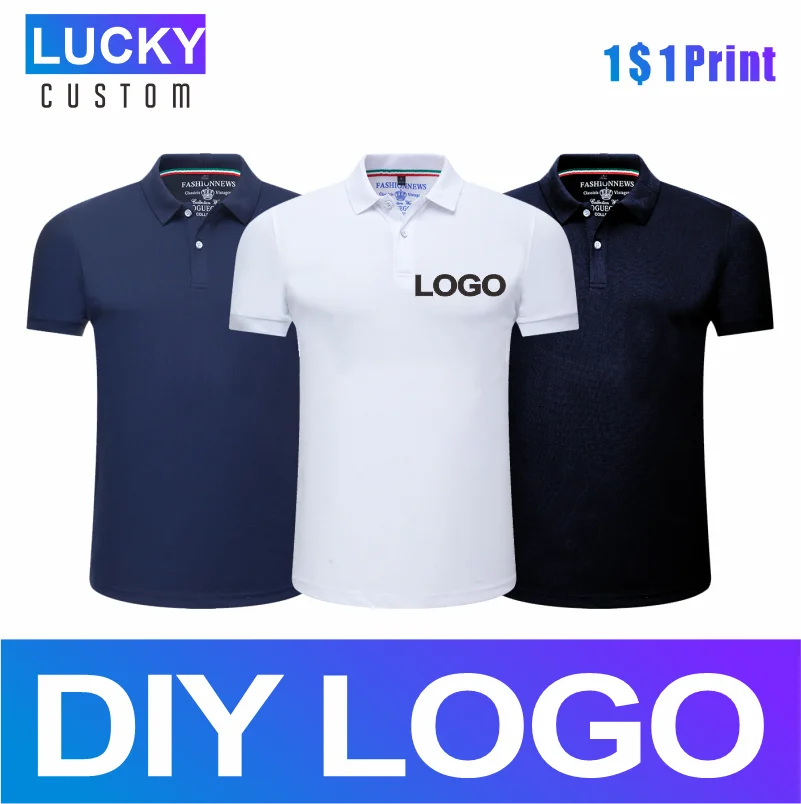 Рубашка-поло мужская с короткими рукавами повседневная и деловая рубашка