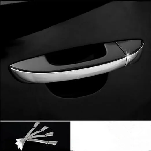 Автомобильный Стайлинг дверные ручки из нержавеющей стали специальные наклейки