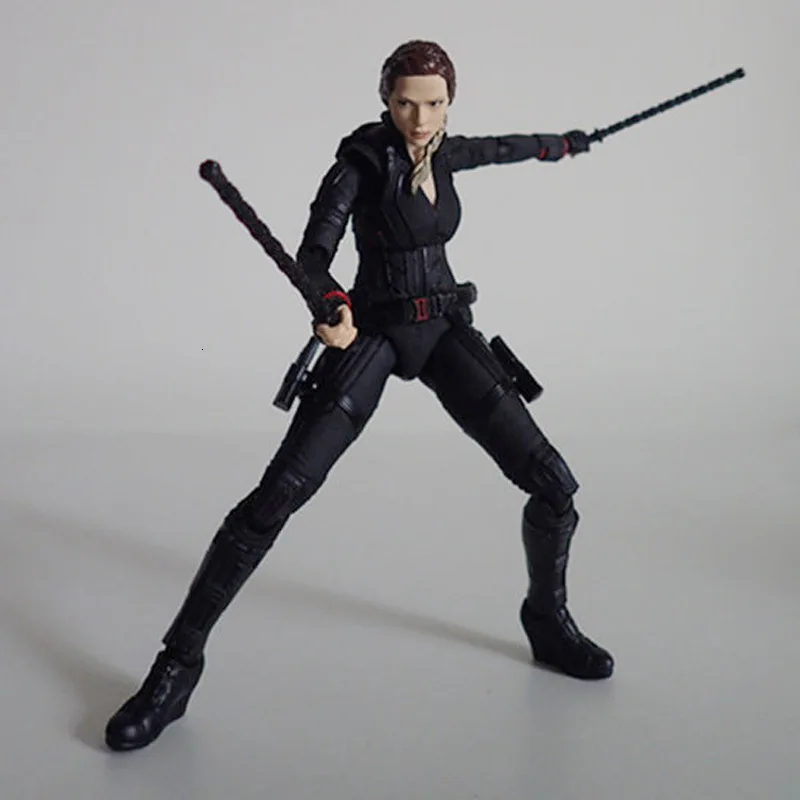 Marvel Avengers Infinity War Black Widow 6 &quotэкшн фигурка из фильма Endgame Scarlett Johansson Legends SHF Toys Can Movable 15