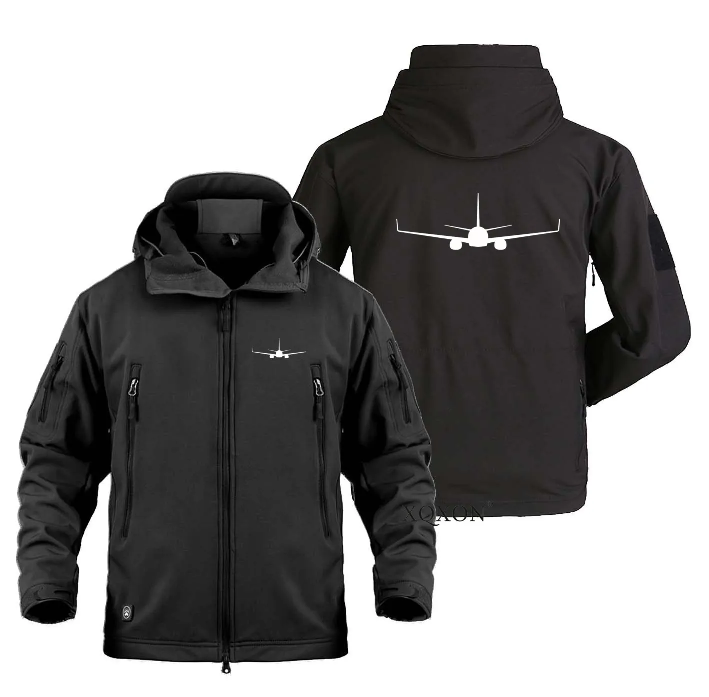 

New- Windbreaker Ski Hiking Coat Pilot Boeing 737-800 Print Men&Women Jackets Outdoor Waterproof SoftShell Jacket KA722