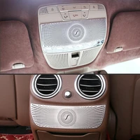 new for mercedes benz c e glc class w205 w213 x253 car rear row air conditioning air vent outlet cover trim sticker accessories