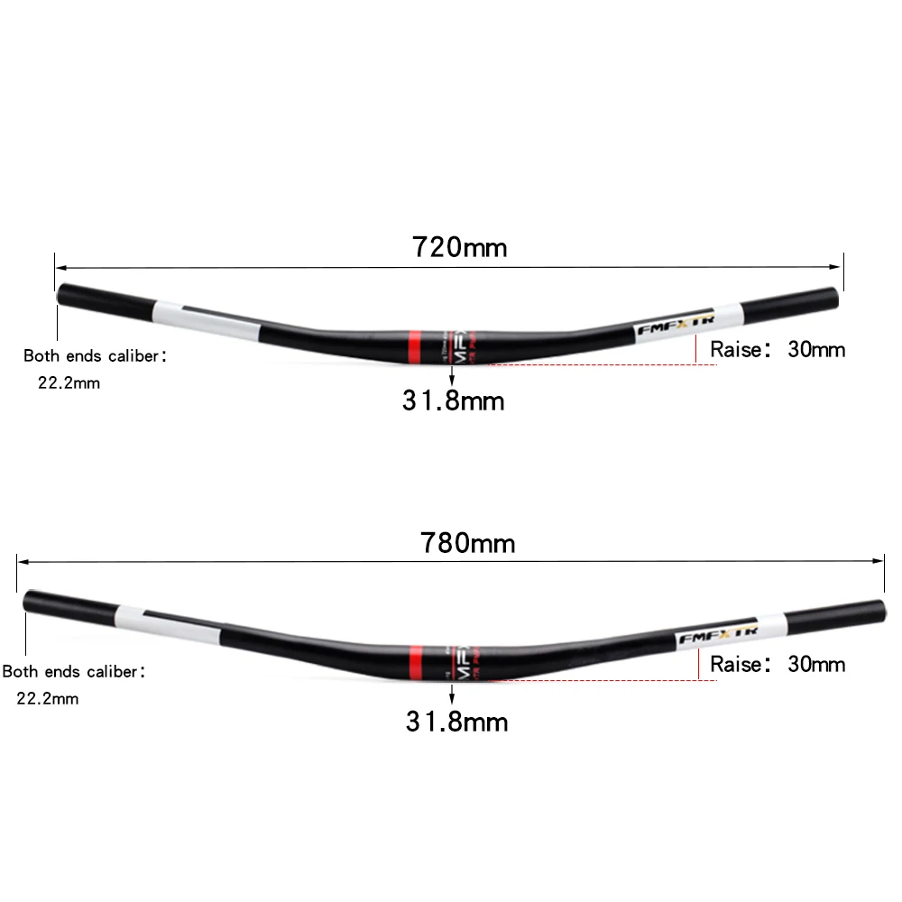 Велосипедный руль FMFXTR из алюминиевого сплава запчасти для горного велосипеда