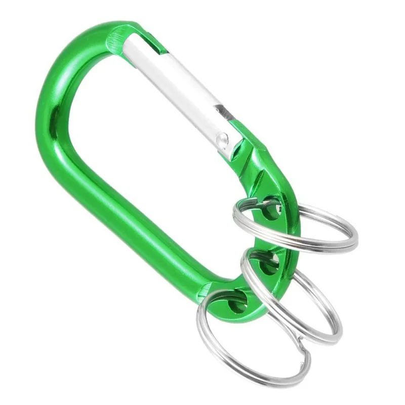 ГОРЯЧАЯ HG-Пешие прогулки Кемпинг пружинный D образный карабин сумка с крючком