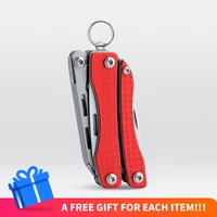 nextool mini flagship red version 10 in 1 multi functional folding edc hand tool screwdriver pliers bottle opener for outdoor