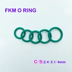 Уплотнительное кольцо CS 2,4 мм, 3,1 мм, 4 мм, внешний диаметр 15 мм-150 мм, уплотнительное кольцо FKM, Ремонтное масляное уплотнение скелета, прокладка, механическое уплотнительное кольцо, шайба