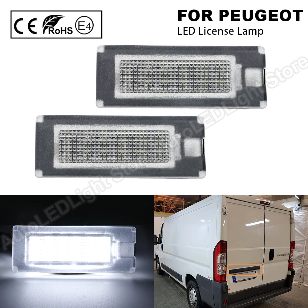 Для Fiat Ducato Bus Kasten 2 шт. светодиодный номерной знак свет для Peugeot Boxer Citroen Jumper |