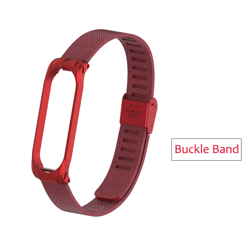 style 3 red Браслет Amazfeel для mi band 4 металлический ремешок mi band 4 ремешок на запястье из нержавеющей стали ремешок для mi band 3 mi band 3 ремень - Цвет: style 3 red