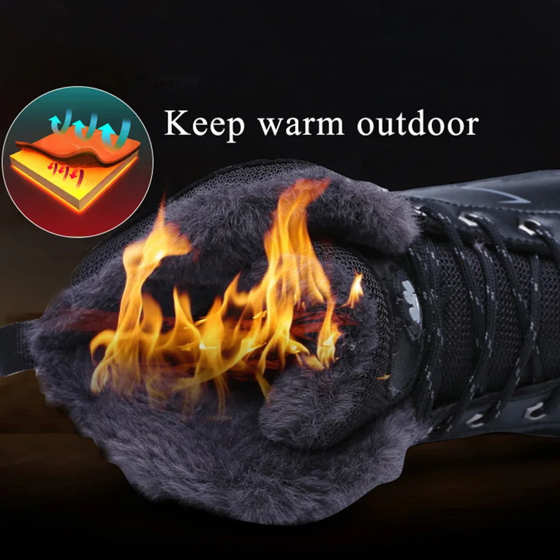 Новые мужские зимние походные ботинки Горные альпинистские бутсы обувь для