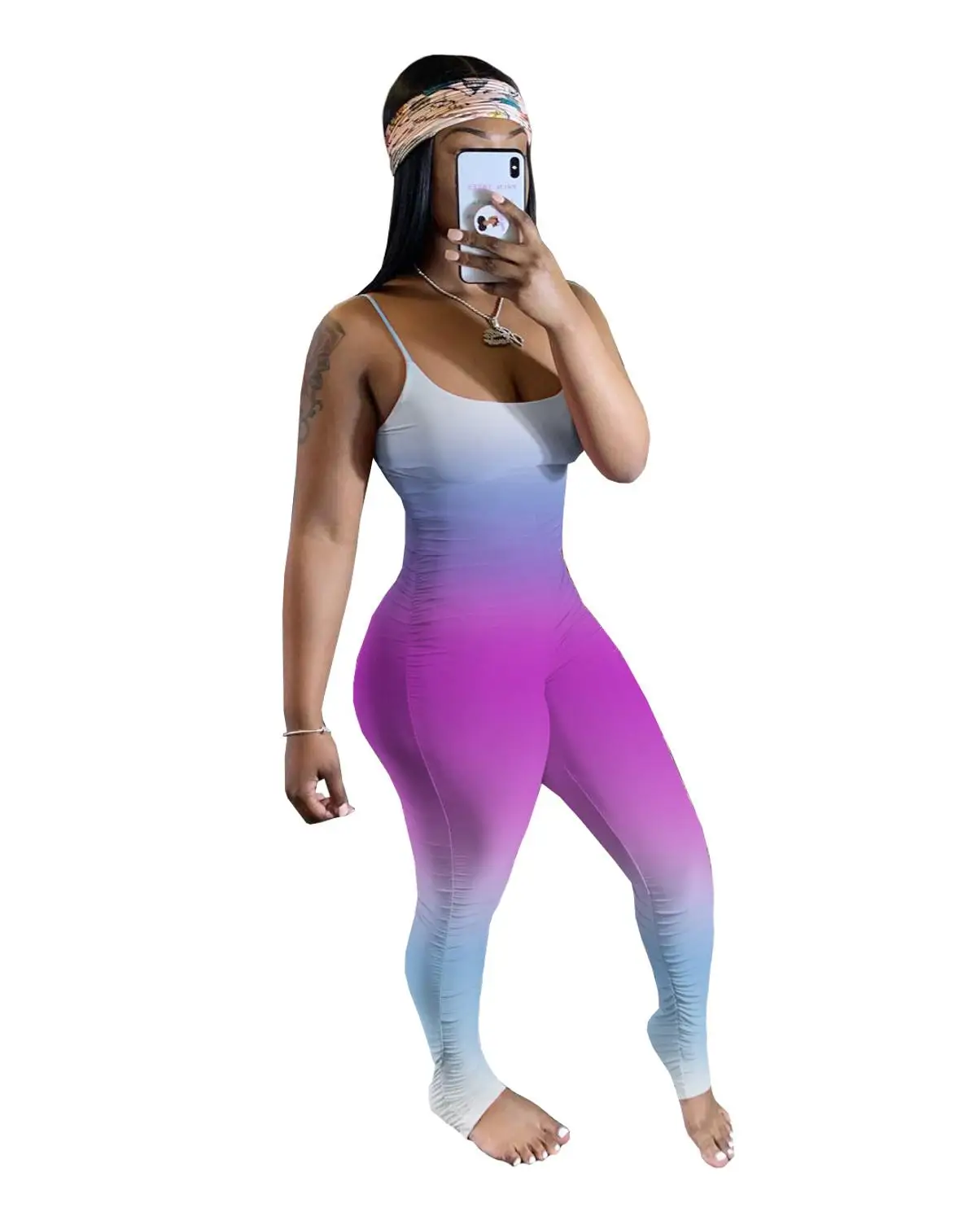 Женский комбинезон для фитнеса камуфляжные тренировочные Комбинезоны на тонких лямках с открытой спиной и