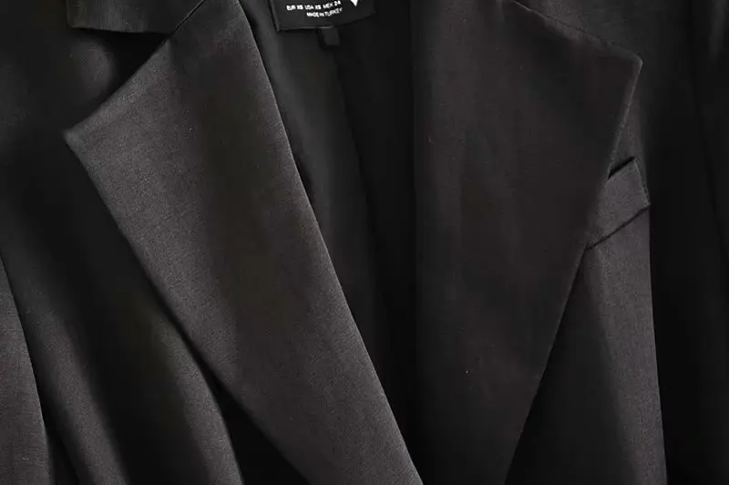 Star firefly solid color one buckle belt satin suit female silk satin texture casual suit elegant office business women