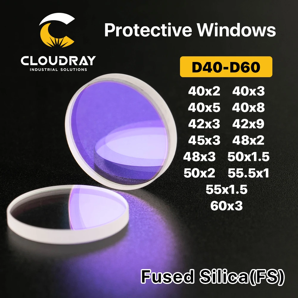 Лазерный защитный аппарат Cloudray с Windows D40 D60 Кварцевая сварочная машина для резки