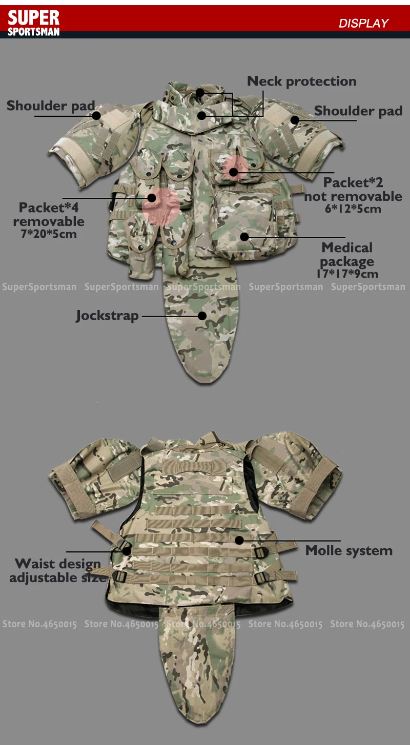 Мужская охотничья Военная Боевая Броня камуфляжная форма Swat Полиция Molle Экипировка для мужчин t тактический армейский жилет страйкбол снаряжение открытый костюм