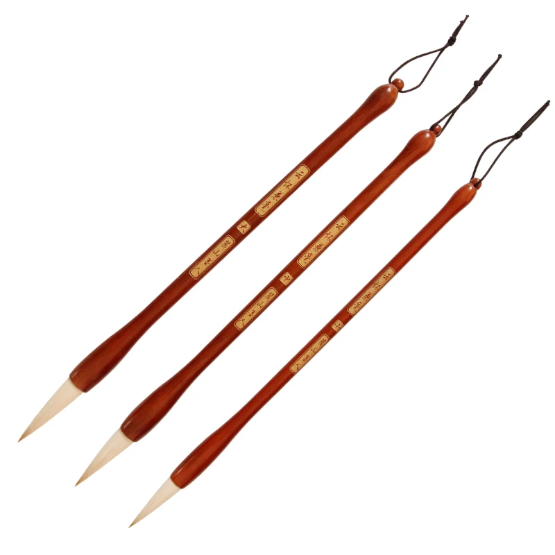 3 шт. несколько кистей для волос Китайская каллиграфия кисточки письма ручка