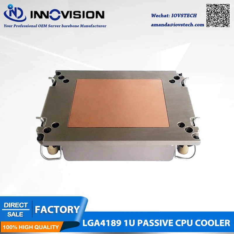 Новинка 2019 пассивный радиатор ЦП LGA4189 1U для сервера ПК Intel TDP до 205 Вт|Кулеры и