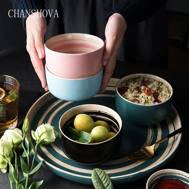 CHANSHOVA китайская ручная роспись нить Цветная глазурь большая емкость