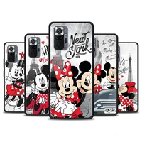 mickey minnie in london for xiaomi redmi note 10 pro max 10s 9t 9s 9 8t 8 7 pro 5g luxury tempered glass phone case cover