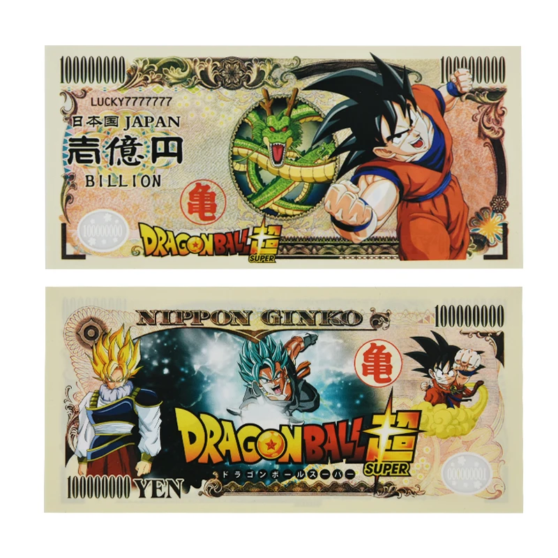 Dragon Ball note 3 5 шт. WR Dragon Ball позолоченные Коллекционные монеты с держателем для монет японский набор монет медаль подарок Прямая поставка - Цвет: Dragon Ball note 3