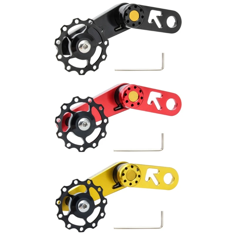 

85AB New Hot Folding Bicycle Guide Wheel Single Speed Derailleur Rear Chain Tensioner