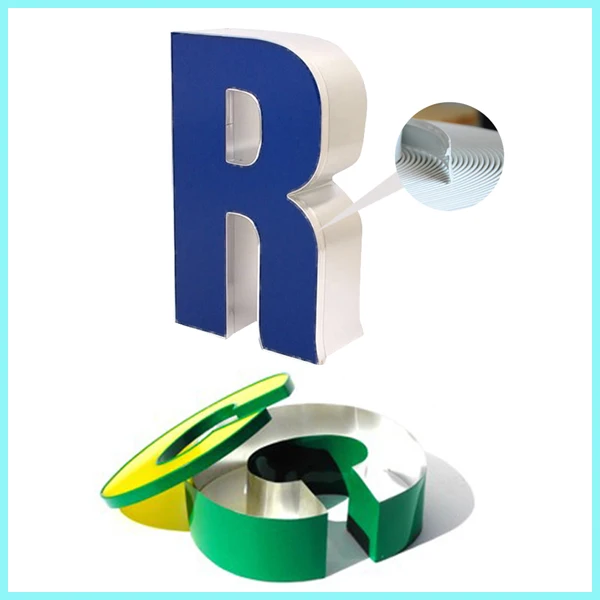 Алюминиевая пластиковая лента со светодиодной подсветкой 26 мм 1 дюйм - купить по