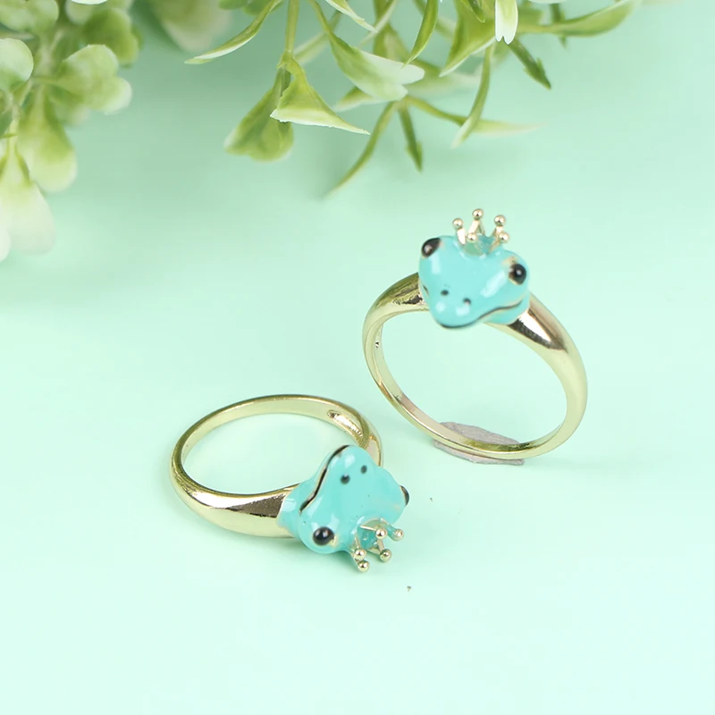 Женское кольцо в виде лягушки высококачественные кольца форме животного с