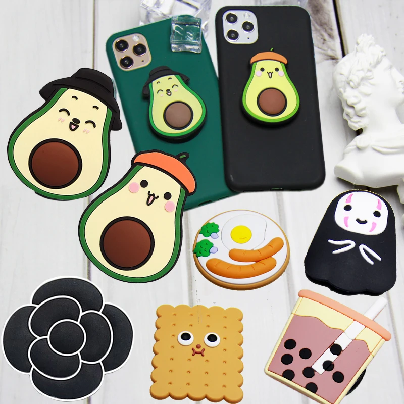 3D мультяшный держатель с кольцом на палец мобильный телефон для iphone samsung xiaomi