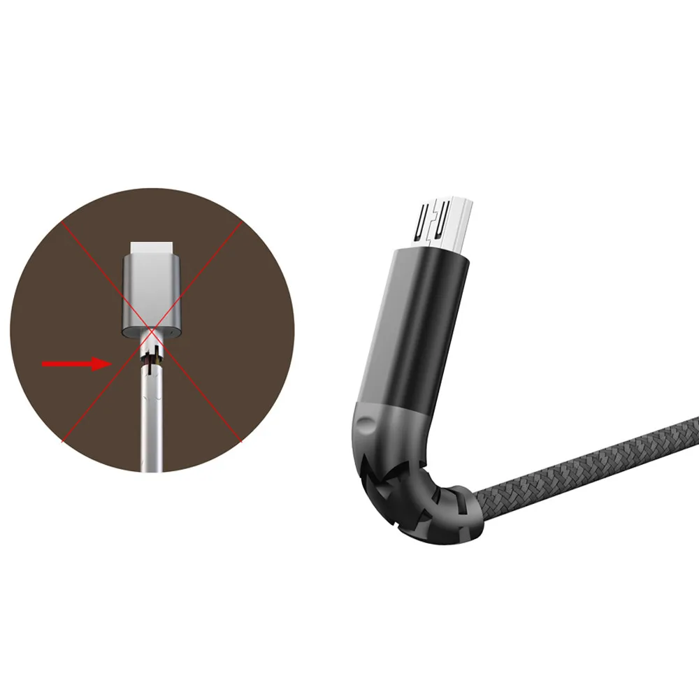 2а Micro USB 2 м плетеный кабель для быстрой зарядки Samsung прочный Xiaomi Tablet Android Huawei |