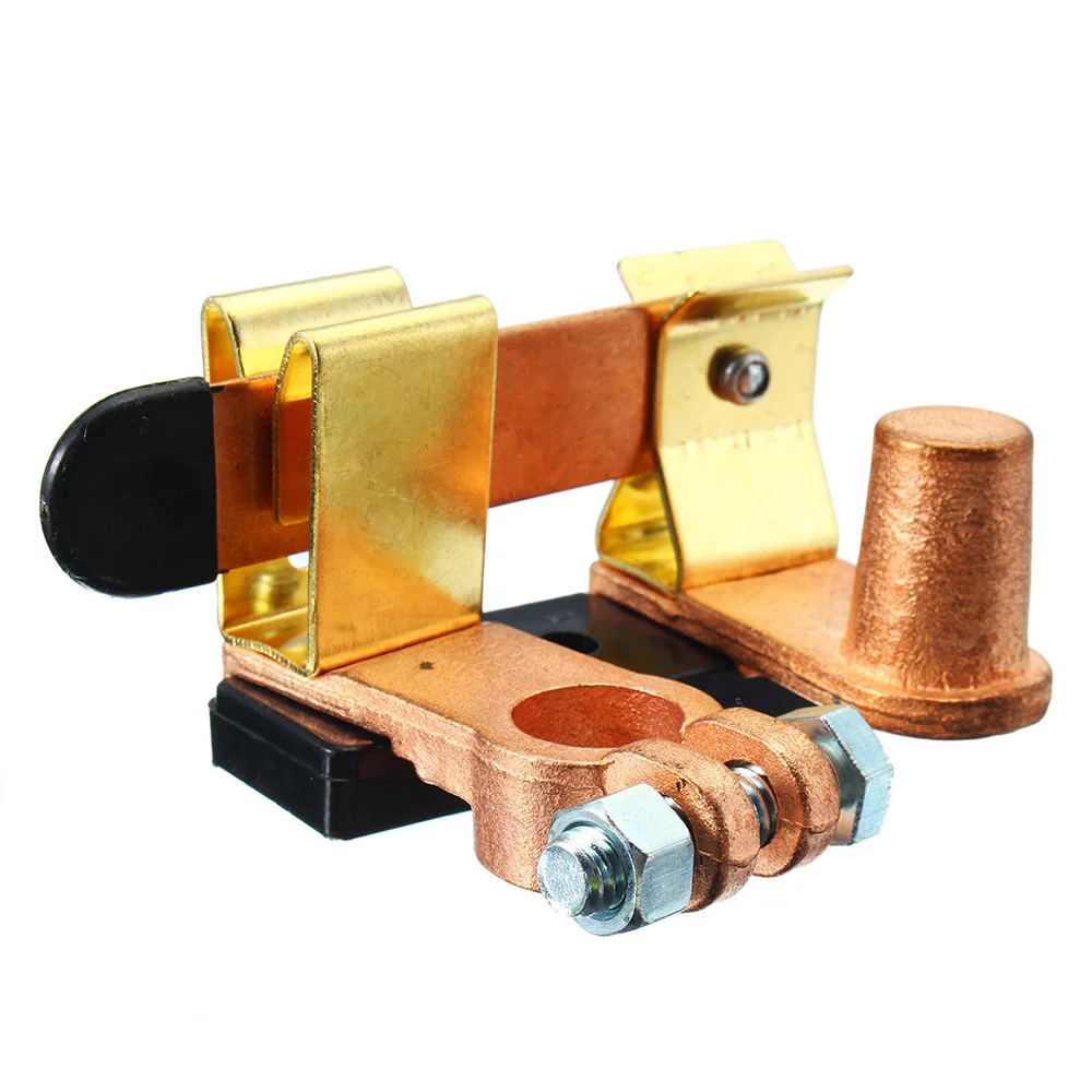 Отсоедините батарейный отсек переключатель для верхнего поста терминал