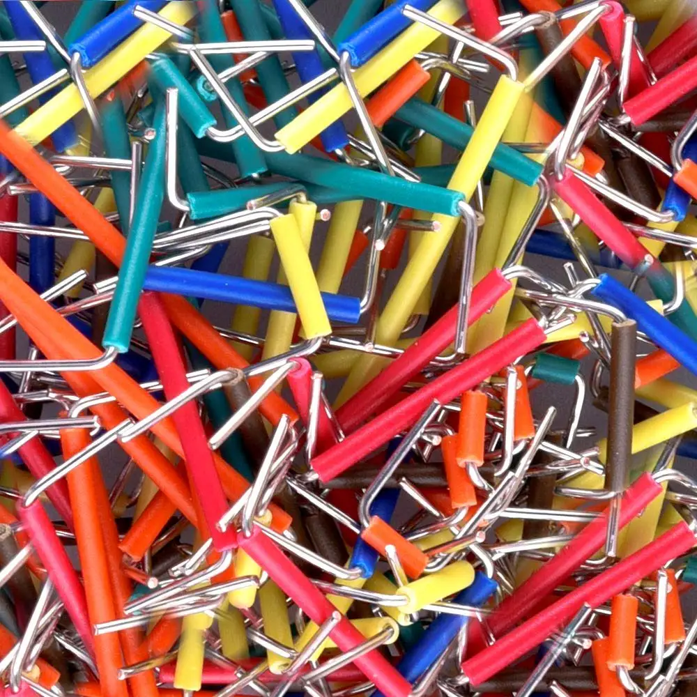 Jumper Wire Kit 560/840 Pcs Preformed Breadboard Jumper Wire Kit Assorted Jumper Wire for Breadboard Prototyping Circuits