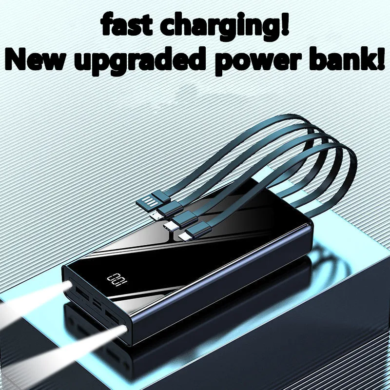 

Ultra-large capacity charging treasure 100000mah portable flash charging mobile power supply for Huawei Oppo Xiaomi ViVo