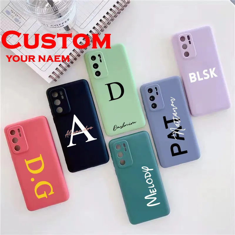 Защитный чехол для телефона из ТПУ с именным логотипом на заказ Huawei P20 Pro P30pro Mate20pro