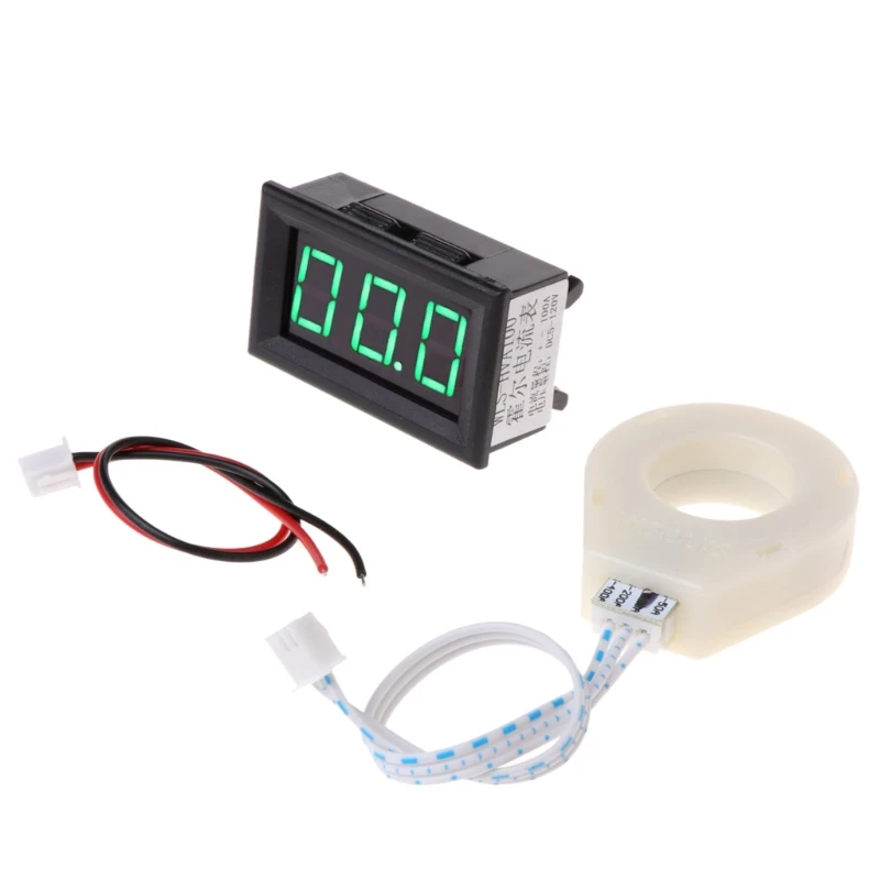 

DC 5-120V 100A Digital Voltmeter Current Voltage Amp Meter with Hall Effect Sensor
