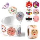 500 шт., наклейки для украшения подарков