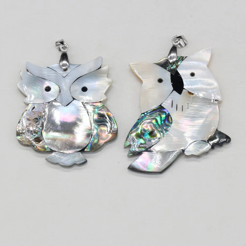 Подвеска из натуральной ракушки в форме животного перламутровая сращивающаяся