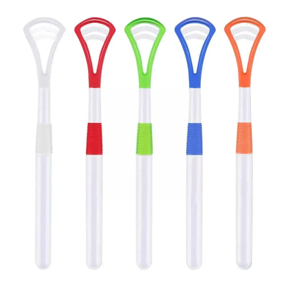 

1Pcs Tongue Scraper Tongue Brush Cleaner Fresh Breath Toothbrush Cleaning Coated Care Tools Tongue Hygiene B6J7