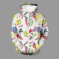 autumn clothing mens hoodies graffiti printing student trendy sweatshirt loose harajuku hooded tops fashion long sleeve jacket
