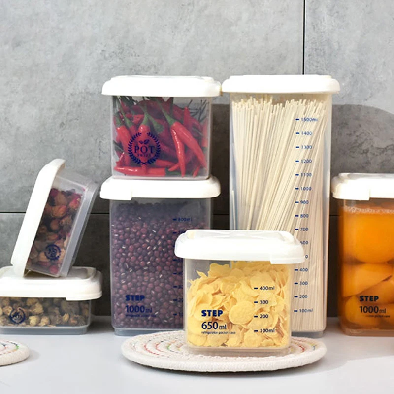 Коробка для хранения лапши прозрачная коробка домашней кухни пластиковый