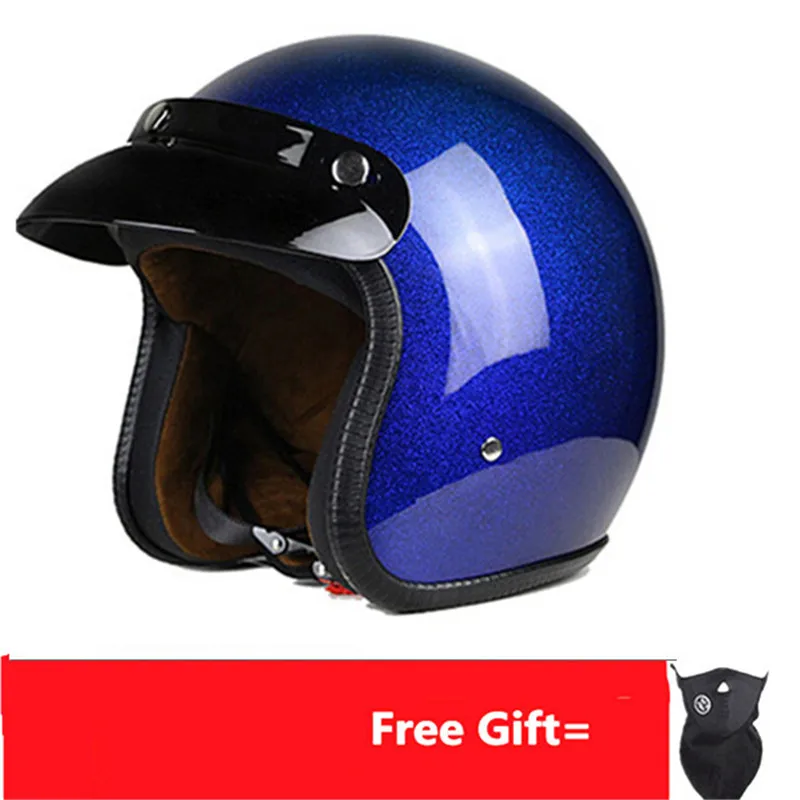 

Motorcycle Motorbike Rider Retro Open Face Helmet Casco Casque Moto Matte Retro Vintage Helmets Dot S M L Xl Matte Black XL