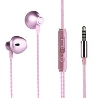 original metal earbuds ws006 sports earhook stereo bass earphone tpe wire headphones with microphone for huawei lg phones mp3 pc