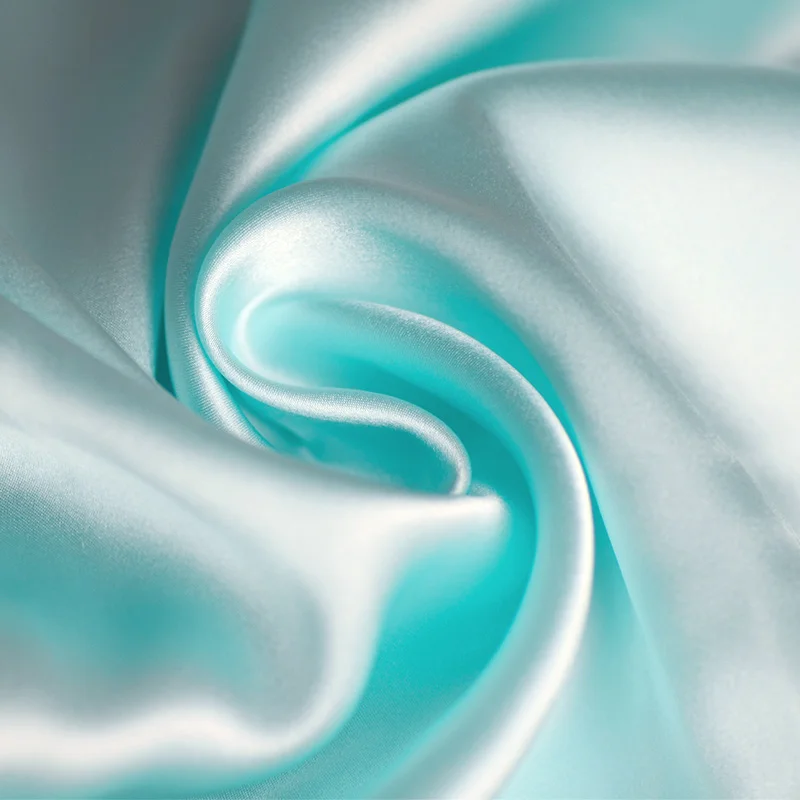 bluish green Хорошее качество, настоящая Ширина шелковой ткани 114 см, шелковая ткань для шитья, летнее платье/рубашка/шарф, шелковая ткань - Цвет: bluish green