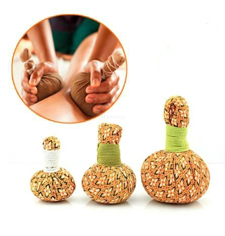 

Thai SPA Health Ball Ai Wo wormwood warm moxibustion fragrant roll body massage ball health therapy package hot compress pack