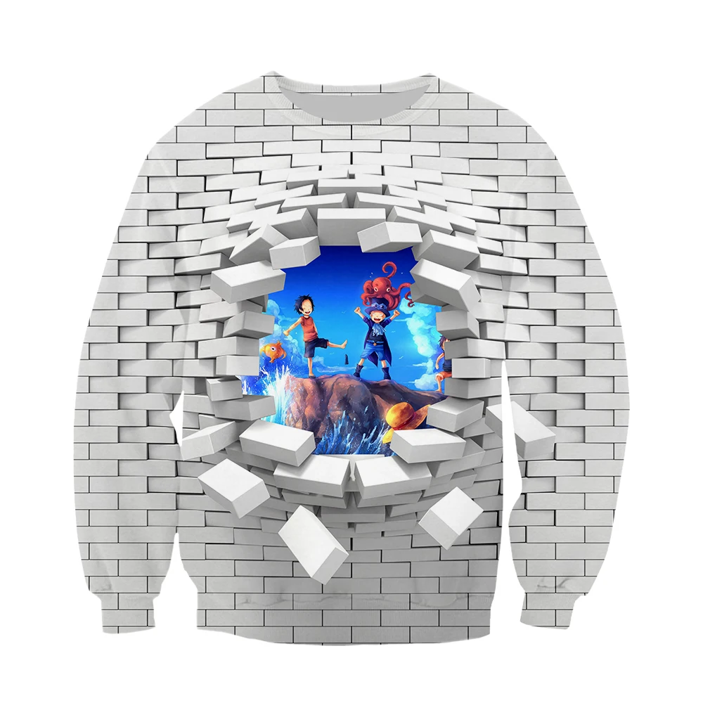 WFK новые продукты для продажи 3D печать свитер мужской и женский Универсальный