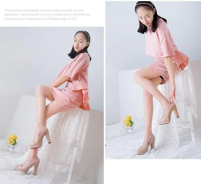 Популярные туфли лодочки женская обувь экокожа (полиуретан) низкий задник без